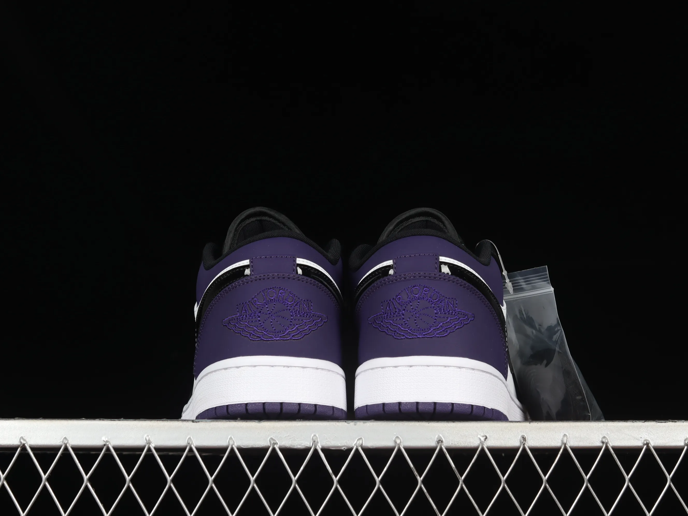 All categories Air Jordan Jordan series basketball shoes Air Jordan 1 Low Air Jordan 1 Low "Court Purple" AJ1 Joe 1 new black and purple toe 553558-125